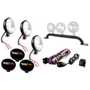 Front Bumper Light Bar Kit; 07-16 Jeep Wrangler JK