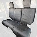 Ballistic Seat Cover Rear Black 4 Door; 11-16 Jeep Wrangler JKU