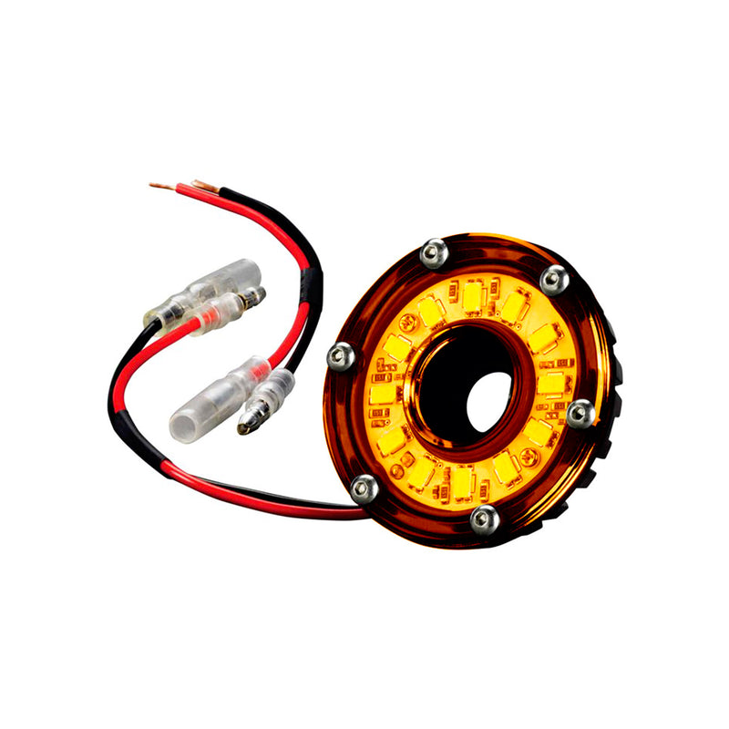 Cyclone LED - Single Light - Amber Lens - 5W Flood Beam