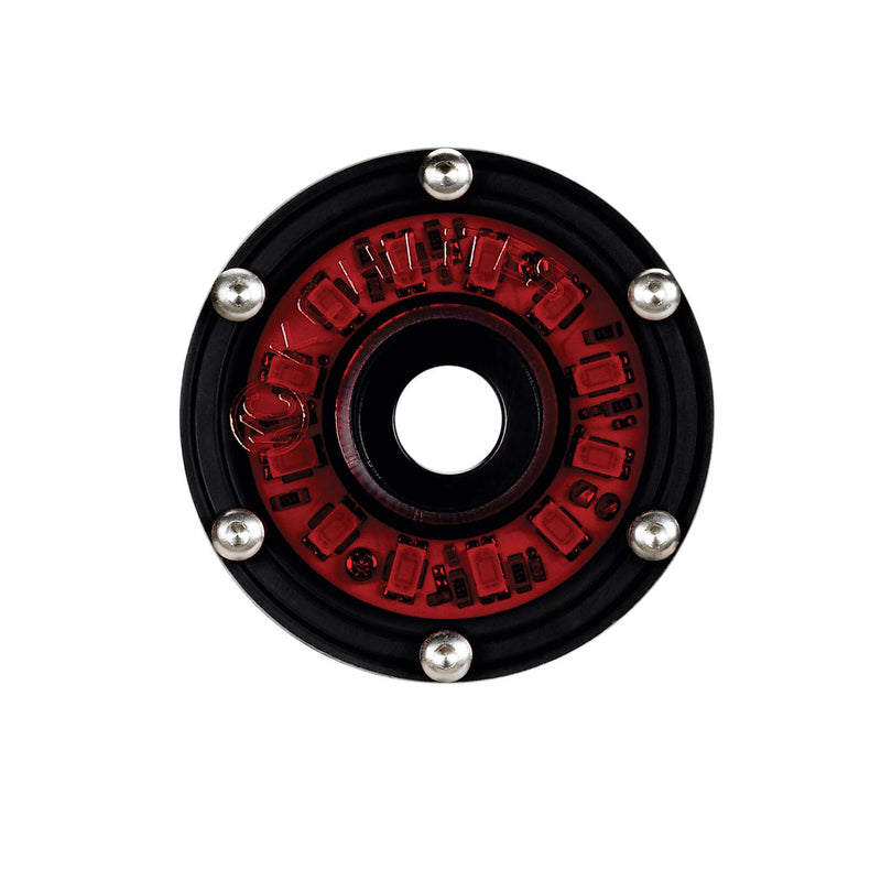 Cyclone LED - Single Light - Red Lens - 5W Flood Beam