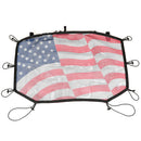 Eclipse Sun Shade Front American Flag; 07-16 Jeep Wrangler JK