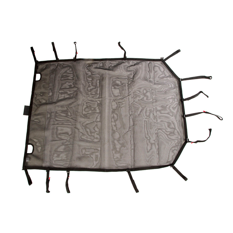 Eclipse Sun Shade Black Full; 18-21 Wrangler JL 4-Dr