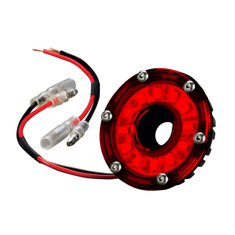 Cyclone LED - Single Light - Red Lens - 5W Flood Beam