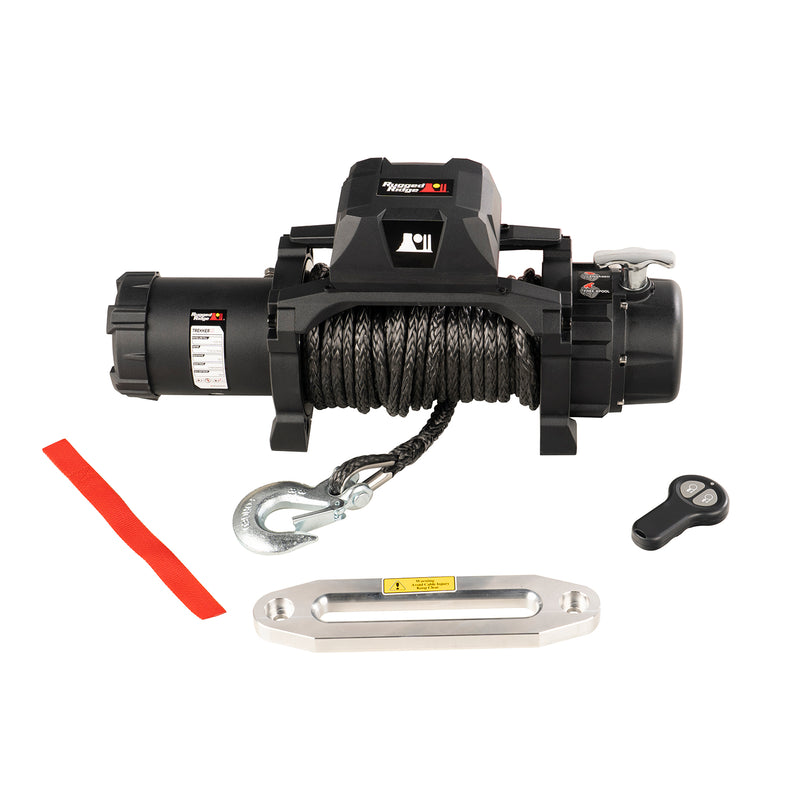 Trekker Winch 10000 LBS Synthetic Rope IP68 Waterproof Wireless