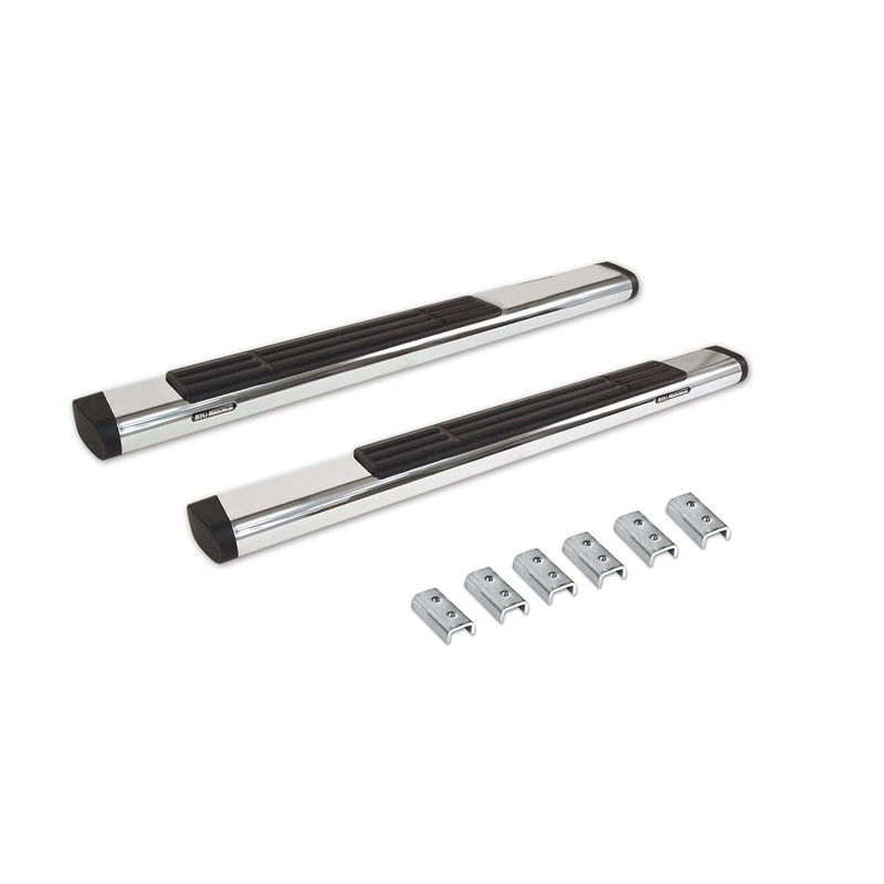 Go Rhino - 686404552PS - 6in OE Xtreme Stainless SideSteps Kit - 52in Long + Brackets