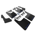 Rally Armor MF48-UR-BLK/BL - 2012-2019 Toyota 4Runner Base Limited TRD Pro - Black Mud Flap/Blue Logo