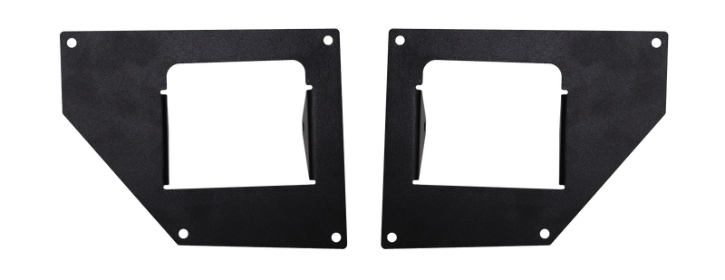 Go Rhino - 231152T - BRJ40 Light Plates for Straight End Caps (4in)