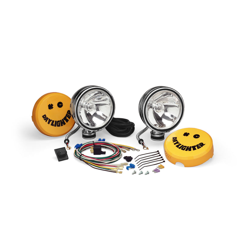 6" Daylighter Halogen - 2-Light System - Chrome - 100W Spot Beam