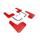 Rally Armor MF58-UR-RD/WH - 2019+ Hyundai Veloster Veloster Turbo 2.0 R-Spec - Red Mud Flap/White Logo