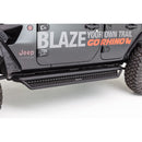 Go Rhino - D14505T - Dominator D1 Side Steps w/ Full Length Drop Steps Black Powdercoat Finish