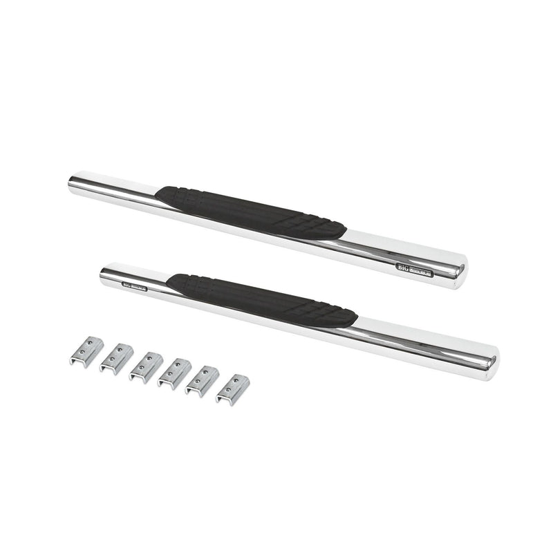 Go Rhino - 684409952PS - 4in OE Xtreme SideSteps Kit - 52in Long Stainless + Mounting Brackets