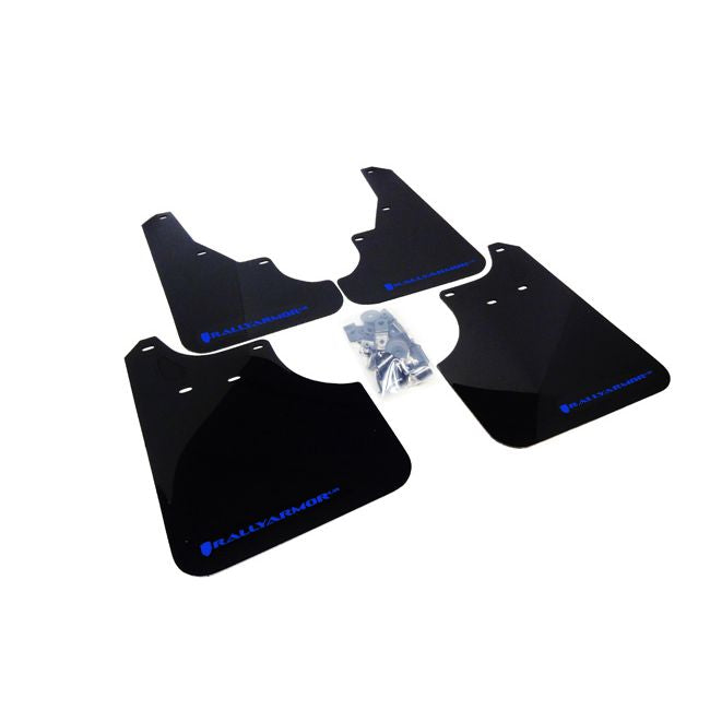Rally Armor MF11-UR-BLK/BL - 2009-2013 Subaru Forester 2.5X/XT - Black Mud Flap/Blue Logo