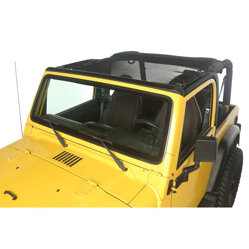 Eclipse Sun Shade Full Cover; 97-06 Jeep Wrangler TJ