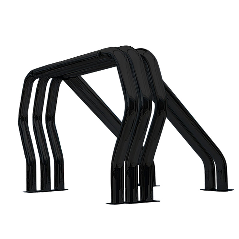 Go Rhino - 9809560TDB - Go Rhino! Bed Bars- Triple Bar/Double Kicker (Between Wheel Wells)