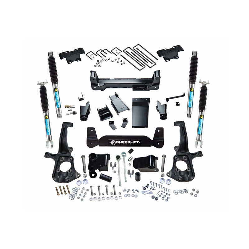 SUPERLIFT LIFT KIT GM 2/3500HD 4WD KNUCKLE KIT W/BLSTN SHOCKS 6in