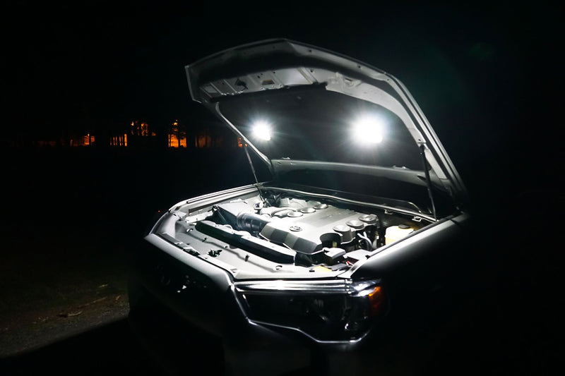 Cyclone LED - 2-Light Universal Under Hood Lighting System - 5W Flood Beam