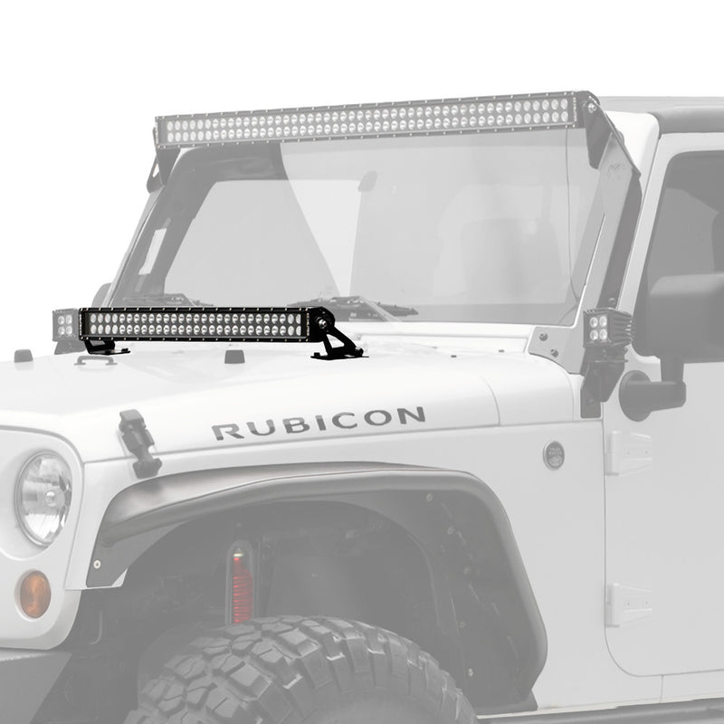 30" C-Series C30 LED - Light Bar System - 180W Combo Spot / Spread Beam - for 07-18 Jeep JK