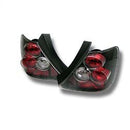 ( Spyder ) - Hatchback 3DR Euro Style Tail Lights - Black