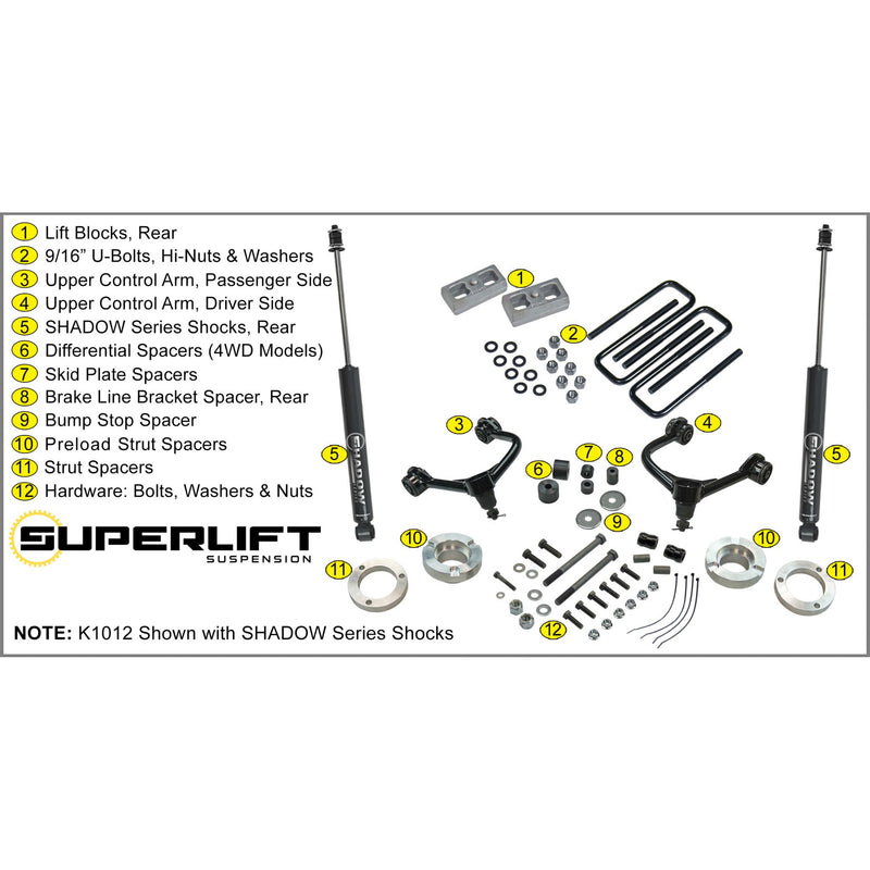 SUPERLIFT LIFT KIT TOY TACOMA 05-21 3in