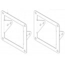 Go Rhino - 241743T - Bumper Light Plates (4in Square Lights)