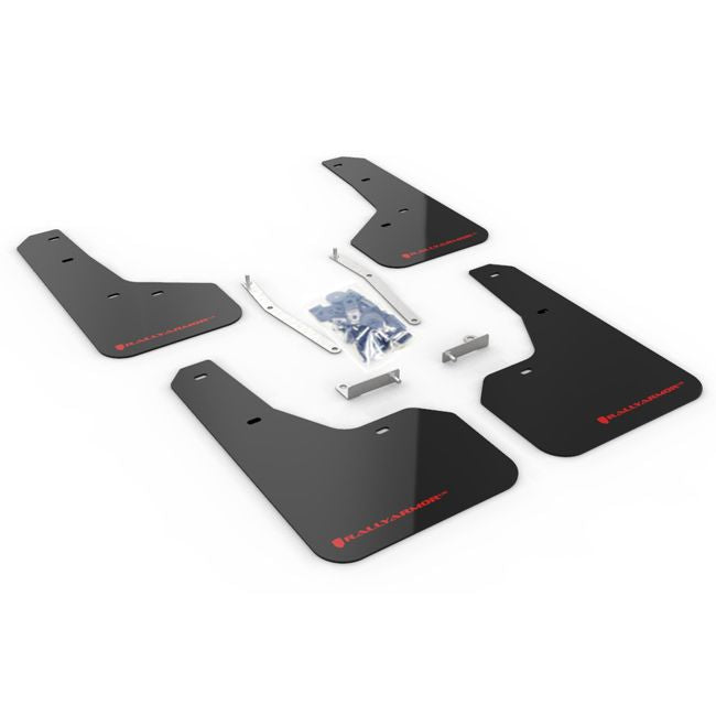Rally Armor MF52-UR-BLK/RD - 2019-2020 Subaru Forester - Black Mud Flap/Red Logo