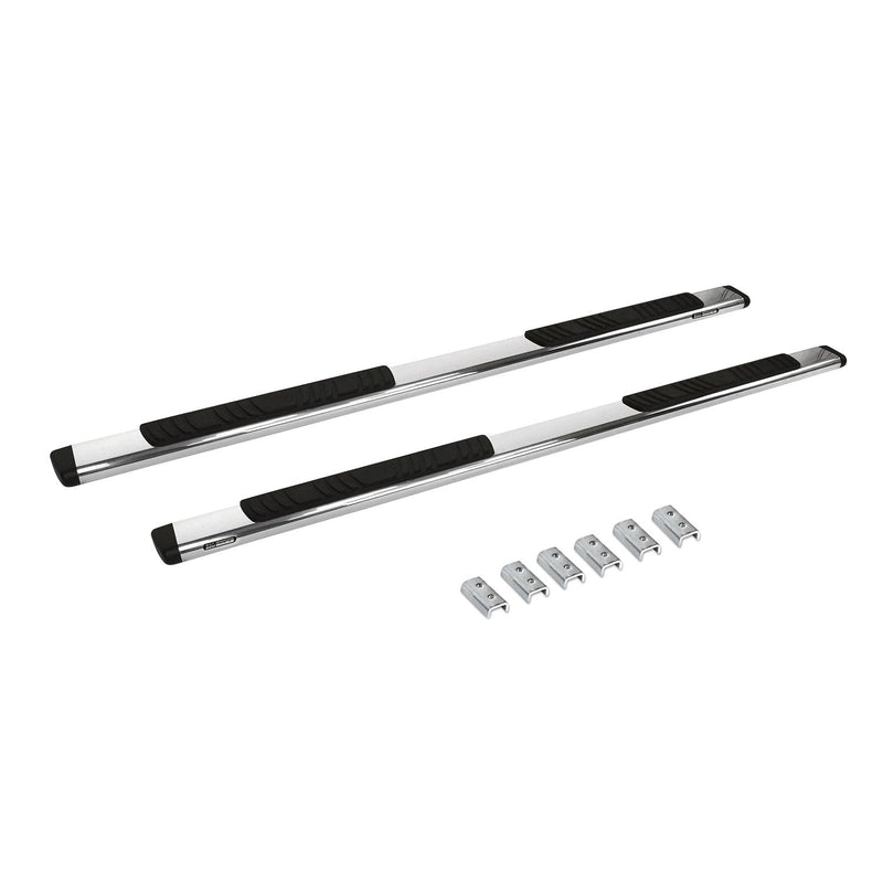 Go Rhino - 685451687PS - 5in OE Xtreme Low Profile SideSteps Kit - 87in Long Stainless Steel + Brackets