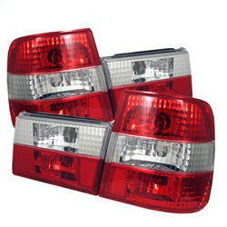 ( Spyder ) - Euro Style Tail Lights - Red Clear