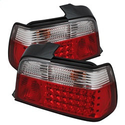 ( Spyder ) - LED Tail Lights - Red Clear