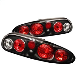 ( Spyder ) - Euro Style Tail Lights - Black