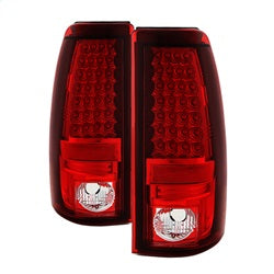 ( Spyder ) - LED Tail Lights - Red Clear