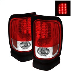 ( Spyder ) - LED Tail Lights - Red Clear