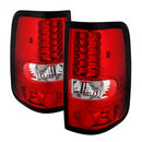 ( Spyder ) - LED Tail Lights - Red Clear
