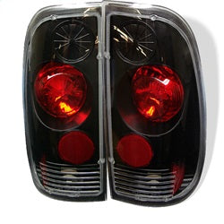 ( Spyder ) - Euro Style Tail Lights - Black