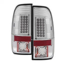 ( Spyder ) - LED Tail Lights - Chrome
