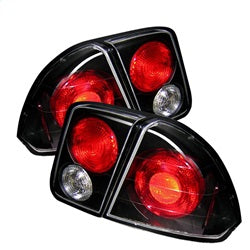 ( Spyder ) - Euro Style Tail Lights - Black