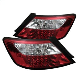 ( Spyder ) - LED Tail Lights - Red Clear
