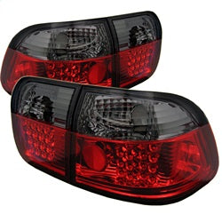 ( Spyder ) - LED Tail Lights - Red Smoke