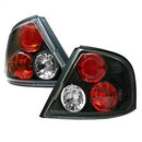 ( Spyder ) - Euro Style Tail Lights - Black