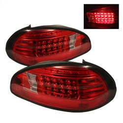 ( Spyder ) - LED Tail Lights - Red Clear