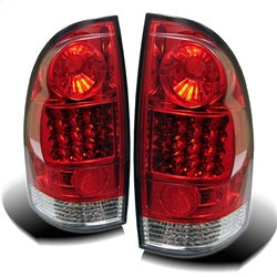 ( Spyder ) - LED Tail Lights - Red Clear