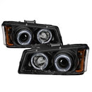 ( Spyder ) - Projector Headlights - Amber Reflector - Black - Hig