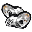 ( Spyder ) - Projector Headlights - Halogen Model Only ( Not Compatible With Xenon/HID Model ) - LED Halo - Chrome - High H1 (Included) - Low H7 (Included)