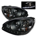 ( Spyder ) - Projector Headlights - Halogen Model Only ( not compatible with Xenon/HID Model) - DRL - Black - High H1 (Included) - Low H7 (Included)