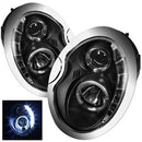 ( Spyder ) - Projector Headlights - DRL - Black - High H1 (Included) - Low H1 (Included)