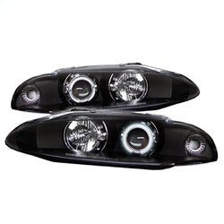 ( Spyder ) - Projector Headlights - CCFL Halo - Black - High H1 (Included) - Low H1 (Included)