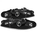 ( Spyder ) - Projector Headlights - LED Halo - Black - High H1 (Included) - Low H1 (Included)