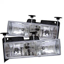 ( Spyder ) - Crystal Glass Headlights - Chro