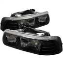 ( Spyder ) - Crystal Headlights - Black