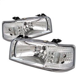 ( Spyder ) - Crystal Headlights - Chrome