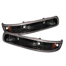 ( xTune ) - Amber Reflector Bumper Lights - Black